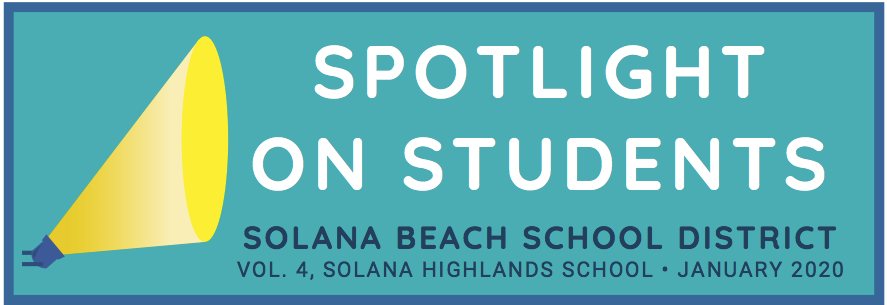 Spotlight on Students Masthead January 2020 Spotlight on Students Masthead January 2020